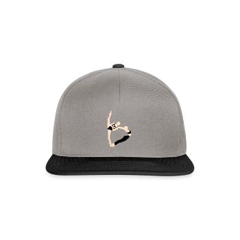 ABC - Casquette snapback - gris graphite/noir - Devant