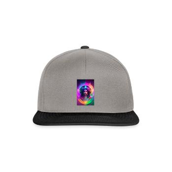 Königin der Nacht - Snapback Cap - Graphit/Schwarz - Vorne