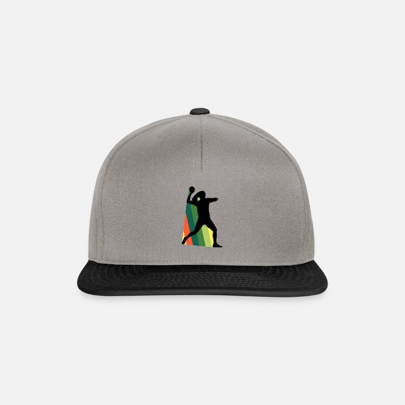 Dodgeball Dodgeballmannschaft Dodgeballmannschaft - Snapback Cap - Graphit/Schwarz