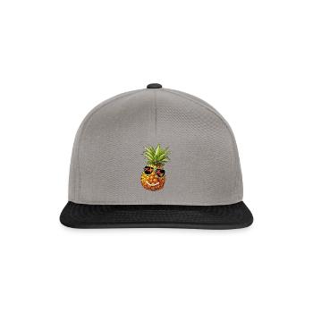 Madame Ananas - Casquette snapback - gris graphite/noir - Devant