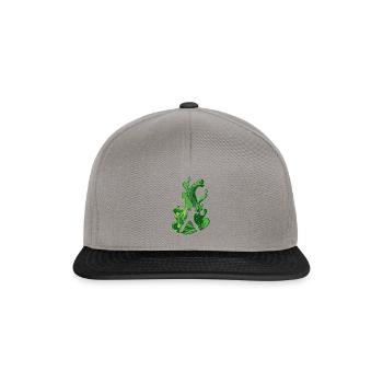 DJ disco - Casquette snapback - gris graphite/noir - Devant