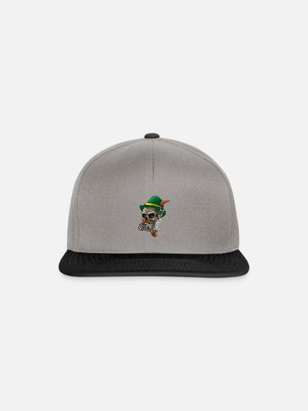 Lausbua Lausbub Lederhosen Trachten - Snapback Cap - Graphit/Schwarz