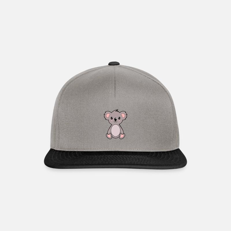 Chidi the koala - Snapback Cap - graphite/black