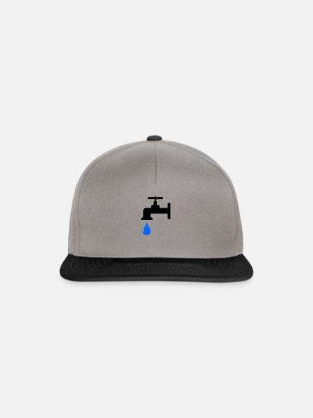 Wasserhahn - Snapback Cap - Graphit/Schwarz