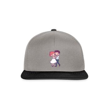 Tanzen Tanzpaar - Snapback Cap - Graphit/Schwarz - Vorne