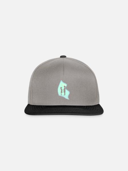 Kinderarzt Impfung - Snapback Cap - Graphit/Schwarz