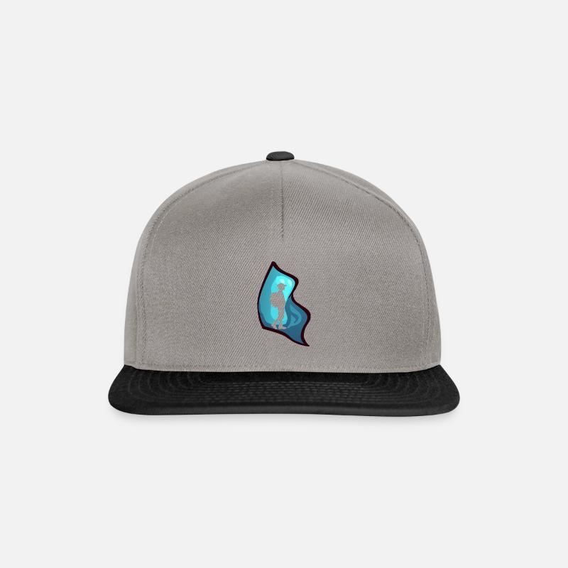 Pfadfinder Zelt - Snapback Cap - Graphit/Schwarz