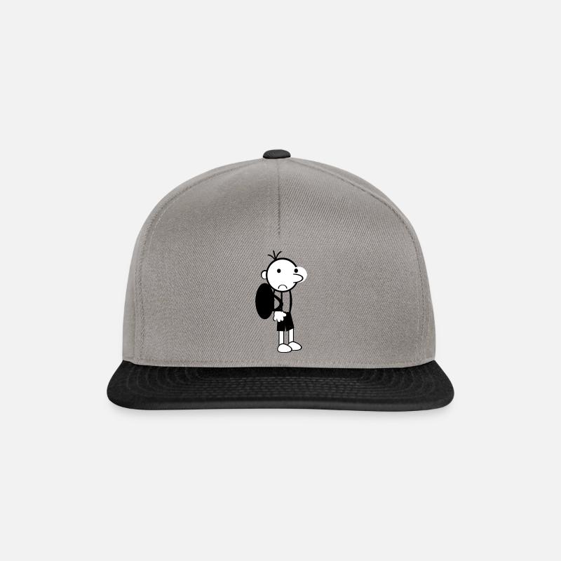 Junge Wandern - Snapback Cap - Graphit/Schwarz