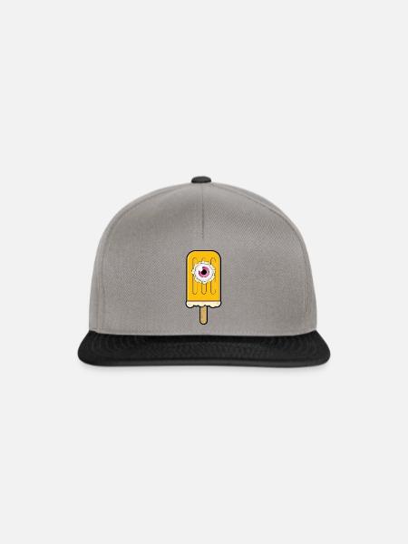 Augapfel Eis - Snapback Cap - Graphit/Schwarz