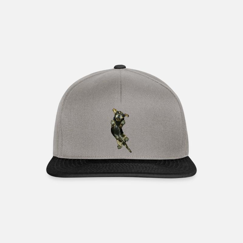 Außenseiter - Snapback Cap - Graphit/Schwarz