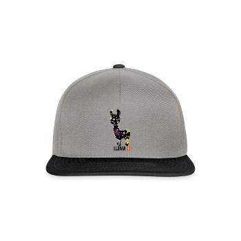 lama - Casquette snapback - gris graphite/noir - Devant