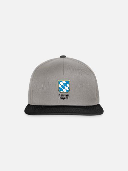 Freistaat Bayern - Snapback Cap - Graphit/Schwarz