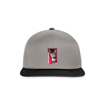 Just Relax Katze - Snapback Cap - Graphit/Schwarz - Vorne