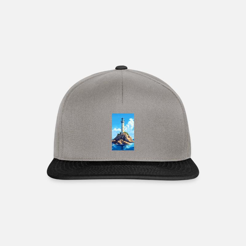 Der Leuchtturm - Snapback Cap - Graphit/Schwarz
