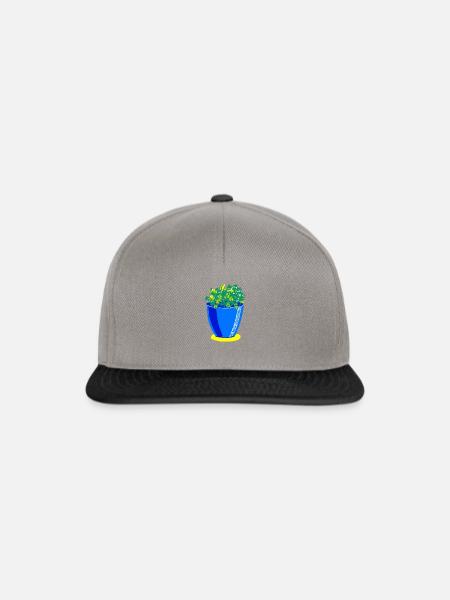 Pflanze! - Snapback Cap - Graphit/Schwarz