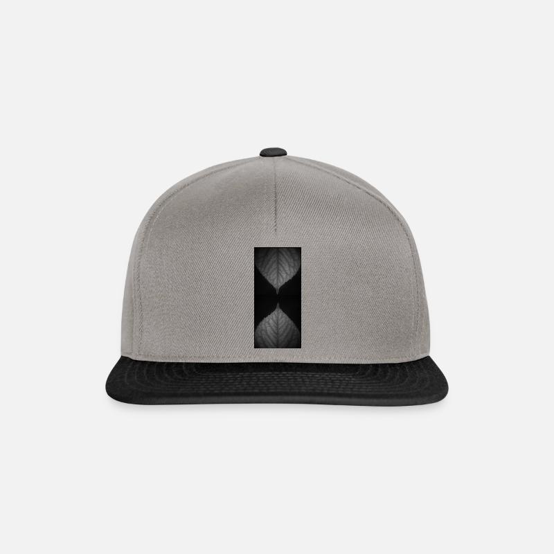 Inverted Leaves - Snapback Cap - Graphit/Schwarz
