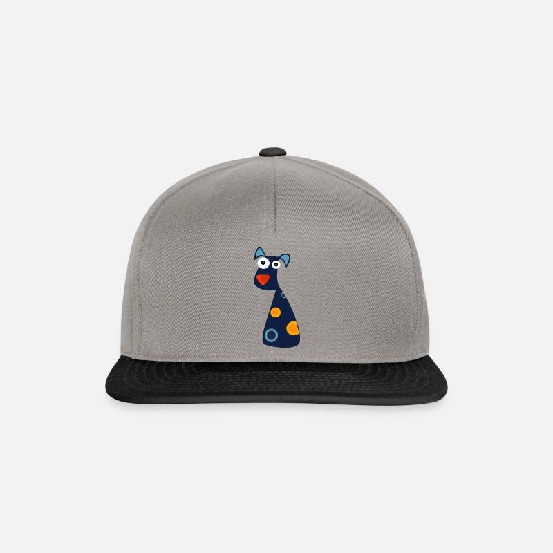 Hund - Snapback Cap - Graphit/Schwarz