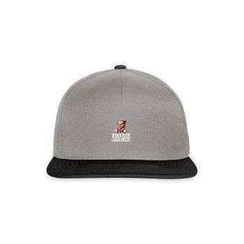 werdender Großer Bruder - Snapback Cap - Graphit/Schwarz - Vorne