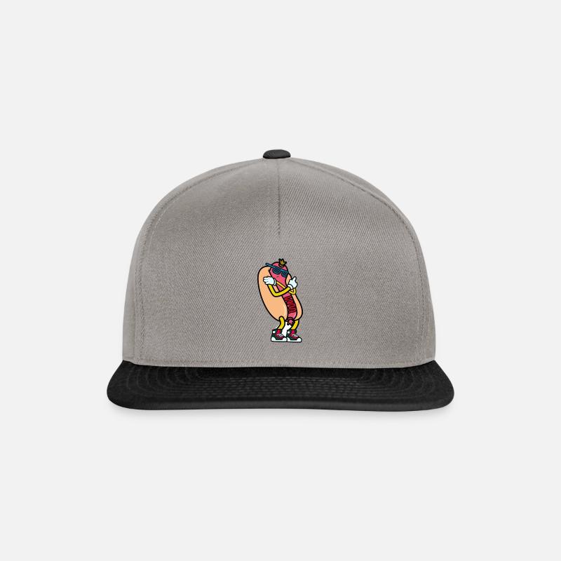 Hot Dog - Snapback Cap - Graphit/Schwarz