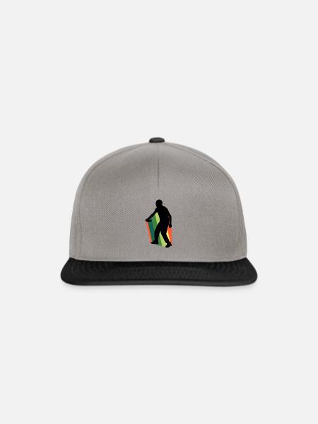 Frisbee Discgolf Disc - Snapback Cap - Graphit/Schwarz