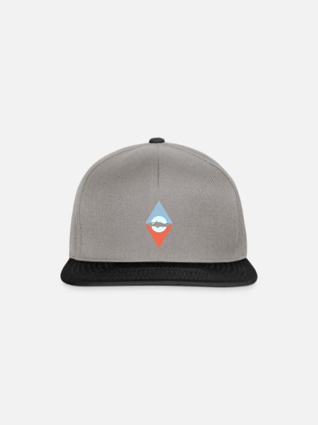 Autorennen Auto - Snapback Cap - Graphit/Schwarz