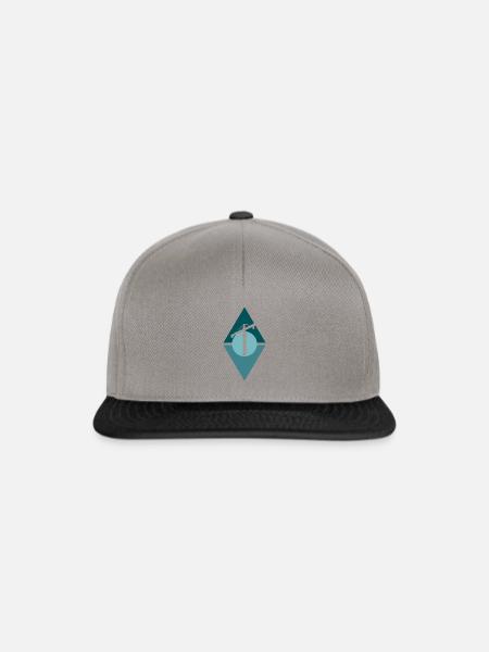 Baustelle Bauarbeiter - Snapback Cap - Graphit/Schwarz
