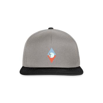 Pêche Pêche Hameçons - Casquette snapback - gris graphite/noir - Devant