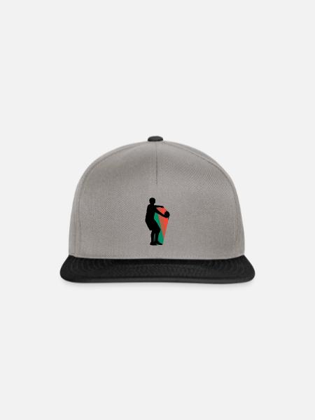 Dodgeball Mannschaft - Snapback Cap - Graphit/Schwarz