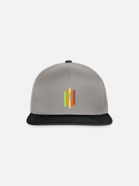 Blume - Snapback Cap - Graphit/Schwarz