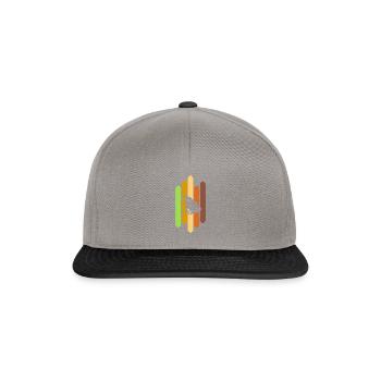 Amphibie Laubfrosch Quak - Snapback Cap - Graphit/Schwarz - Vorne