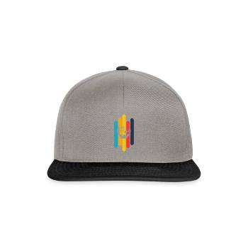 Aquarium Fischkopf - Snapback Cap - Graphit/Schwarz - Vorne