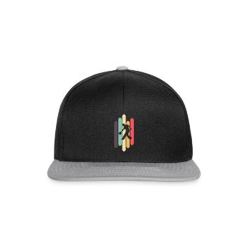 Bowling Bowlingteam Kugel - Snapback Cap - Schwarz/Grau - Vorne