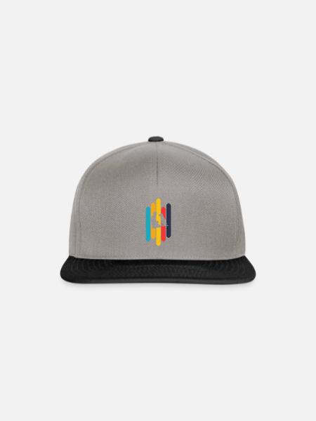 Hundeschule Hundeerziehung - Snapback Cap - Graphit/Schwarz
