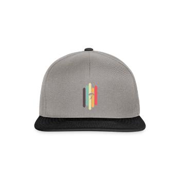 Parapente parapente adrénaline - Casquette snapback - gris graphite/noir - Devant