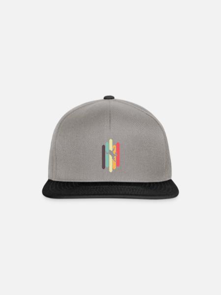 Skydive Skydiving Freifall - Snapback Cap - Graphit/Schwarz