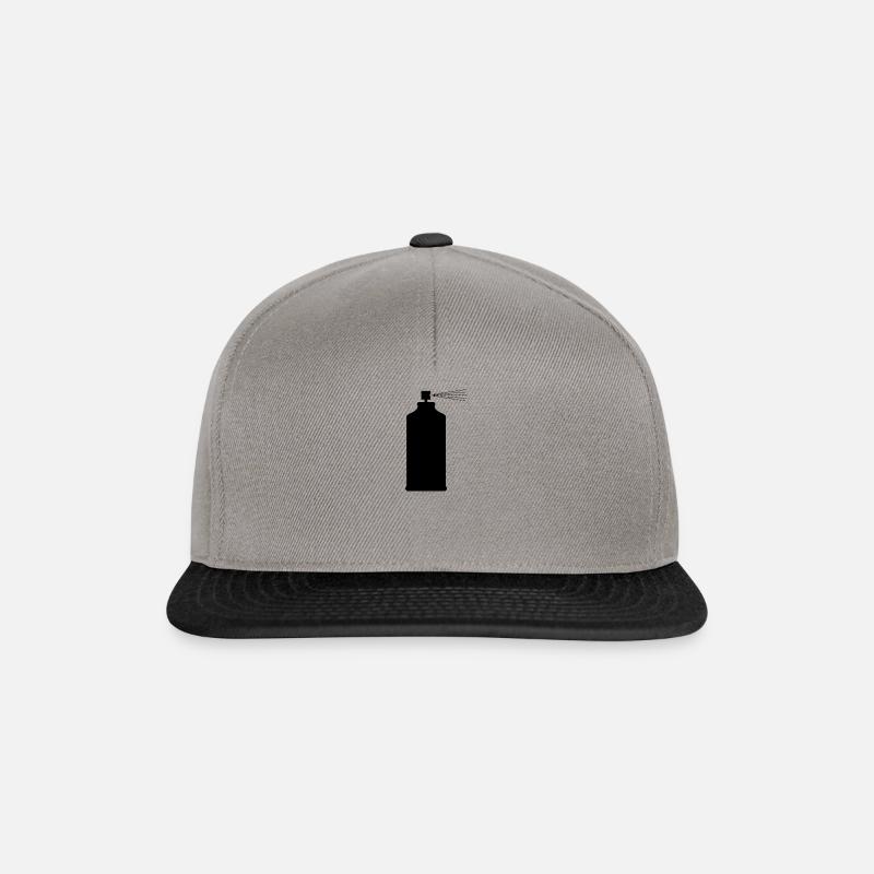 Spray can - Snapback Cap - graphite/black