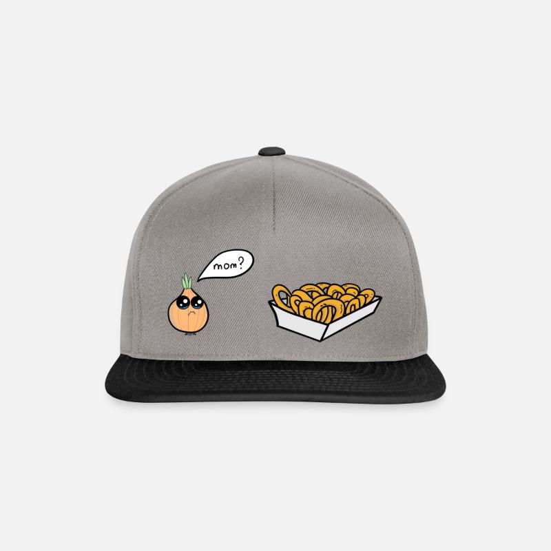 Zwiebelringe Mutter - Snapback Cap - Graphit/Schwarz