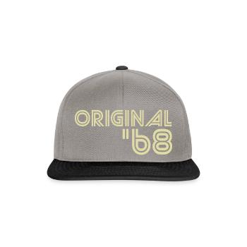 1968 - Snapback Cap - graphite/black - Front