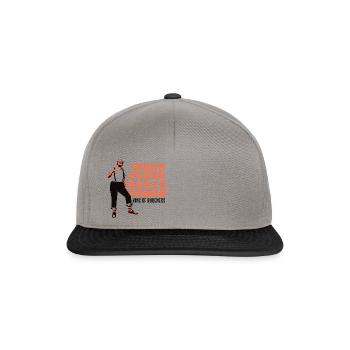 JudegeLe roi de la grossièreté - Casquette snapback - gris graphite/noir - Devant