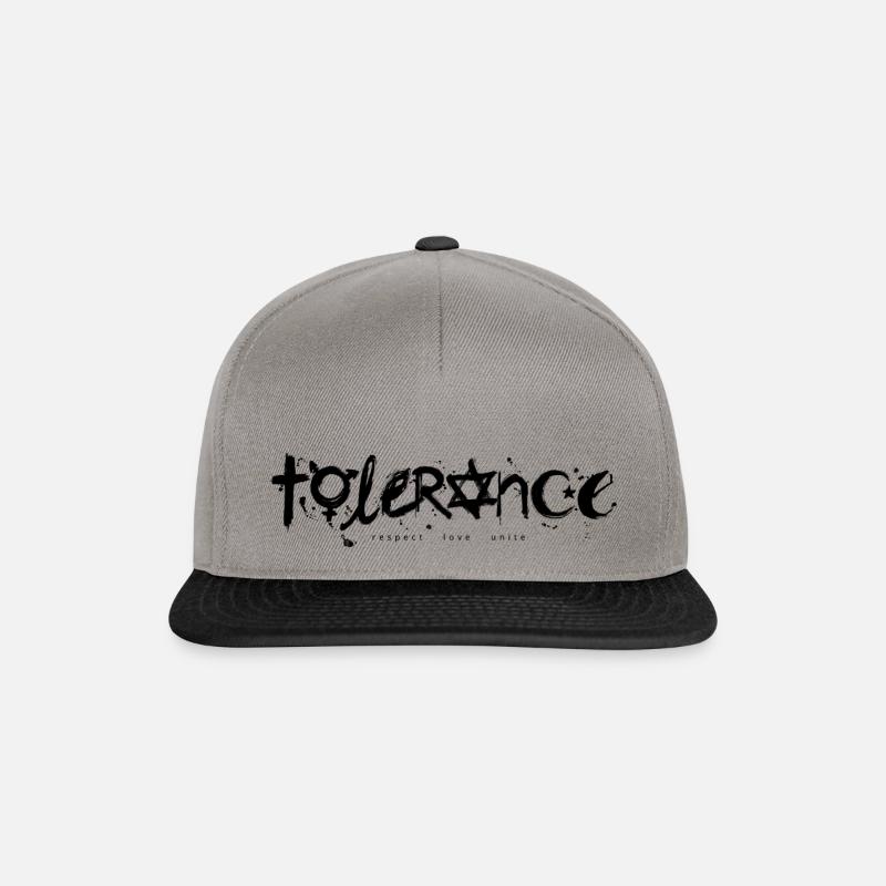 TOLERANCE Symbol - Snapback Cap - Graphit/Schwarz
