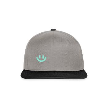 smiley - Casquette snapback - gris graphite/noir - Devant