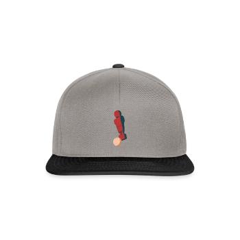 Tischfussball - Snapback Cap - Graphit/Schwarz - Vorne