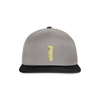 Loui Viton Gelb/Schwarz - Snapback Cap - Graphit/Schwarz - Vorne