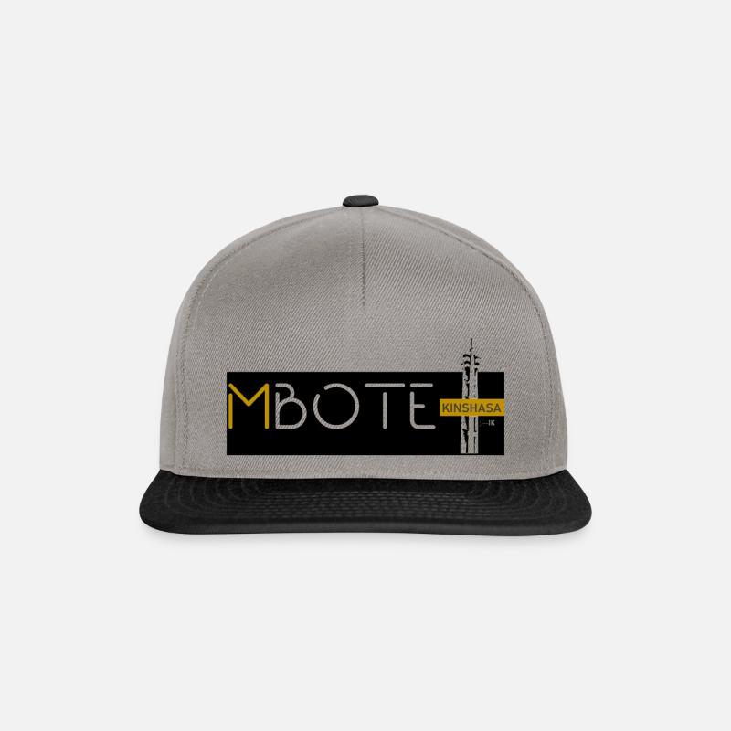 MBOTE KINSHASA 2 - Snapback Cap - Graphit/Schwarz