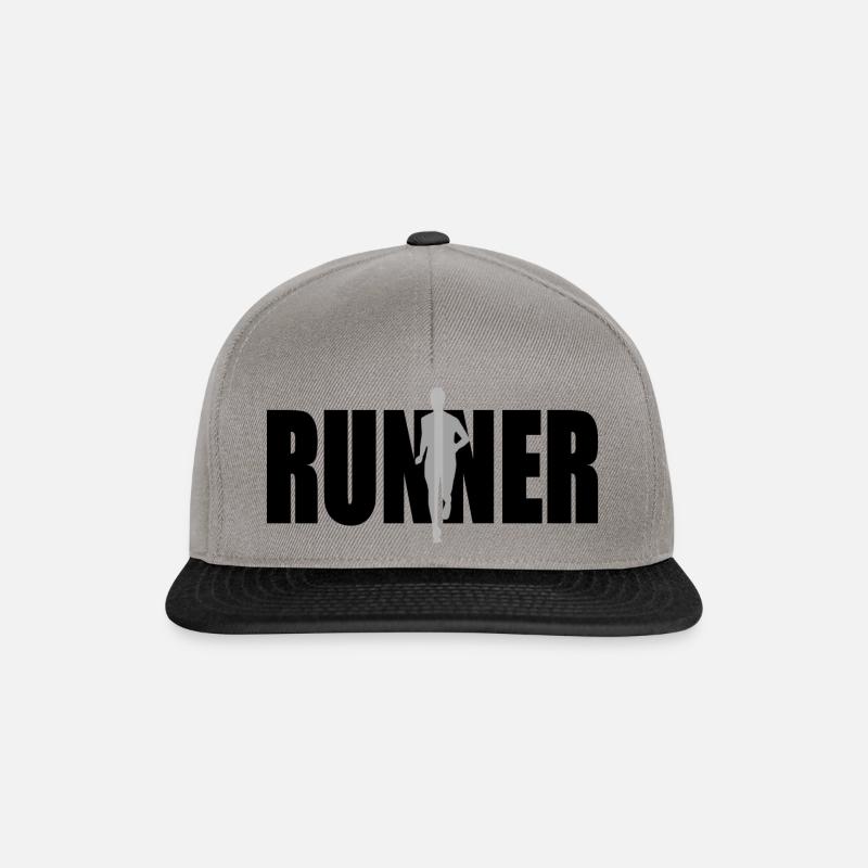 Runner - Snapback Cap - graphite/black