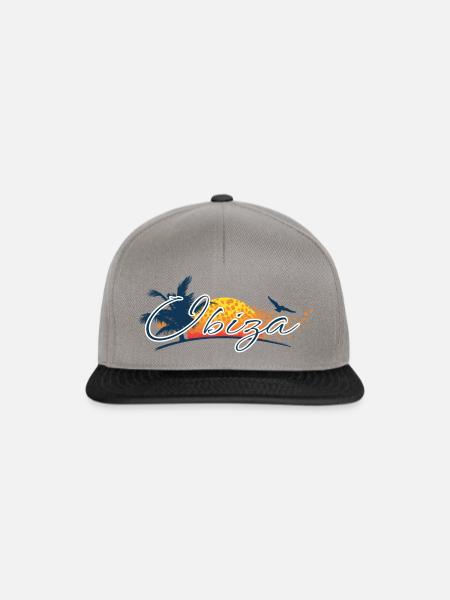 Ibiza 2026 - Balearen - Spanien - Snapback Cap - Graphit/Schwarz