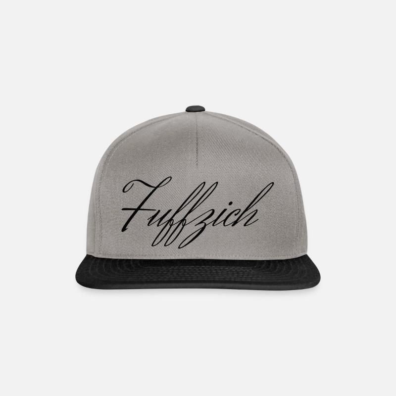 Fuffzich - Snapback Cap - Graphit/Schwarz