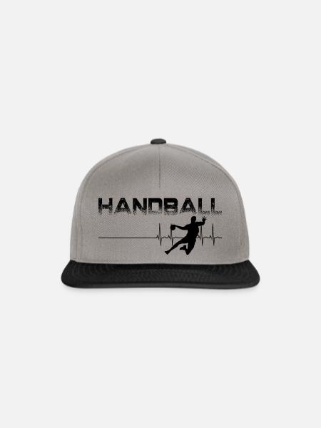 Handball - Snapback Cap - Graphit/Schwarz