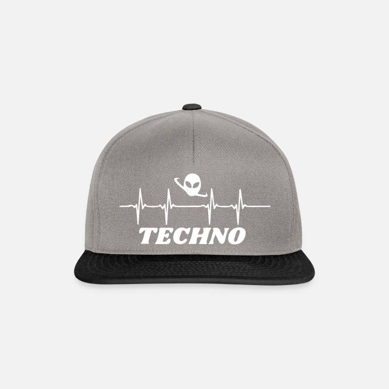 Techno Puls - Snapback Cap - Graphit/Schwarz