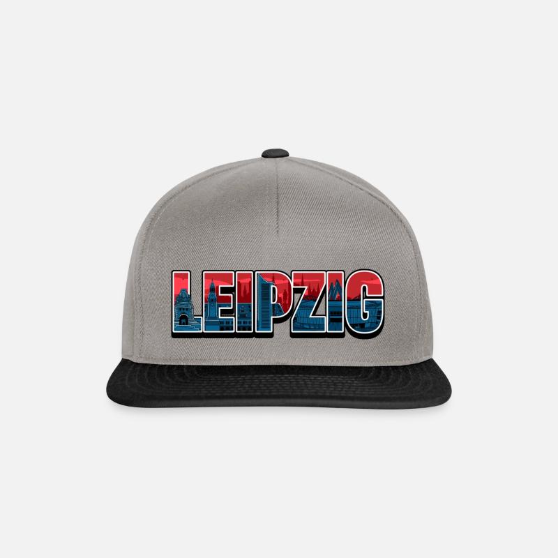 Leipzig - Snapback Cap - Graphit/Schwarz